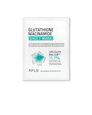 APLB Glutathione Niacinamide Sheet Mask 25ml